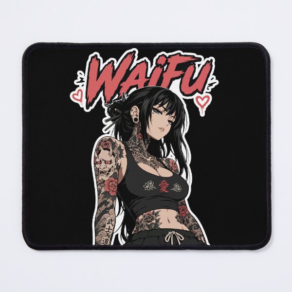 Item preview, Tattooed Waifu designed and sold by GhoulishGraphX.