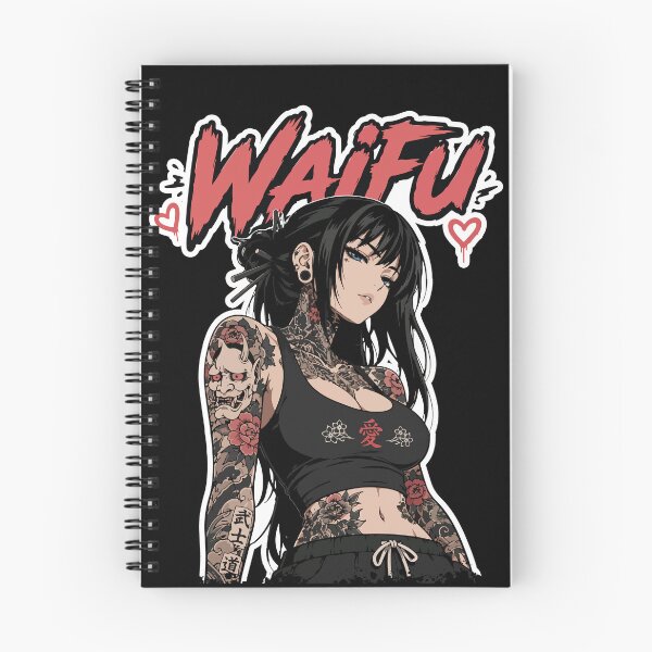 Item preview, Tattooed Waifu designed and sold by GhoulishGraphX.