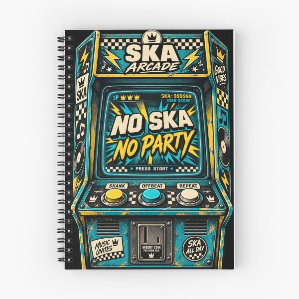 Artikelvorschau, Kein Ska, keine Party – Retro-Ska-Arcade entworfen und verkauft von rude vibes shop.