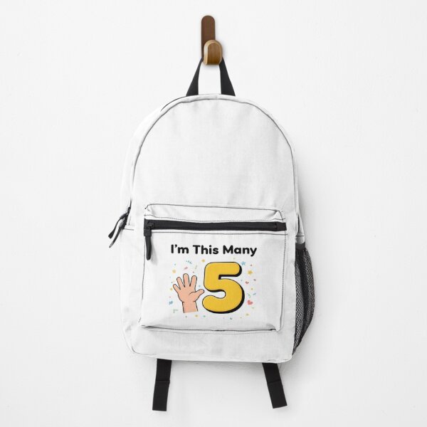 Item preview, I'm This Many Five — Kids Birthday Shirt designed and sold by Art&Fun.