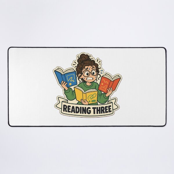 Item preview, Currently Reading Three | Funny Booktok Reading Gift Design designed and sold by StickyGuys.