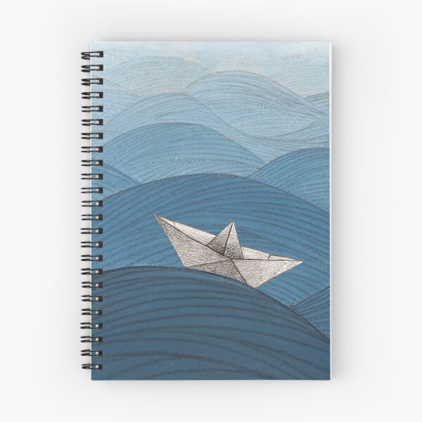 Item preview, Paper boat on the open sea designed and sold by FilippoMunegato.