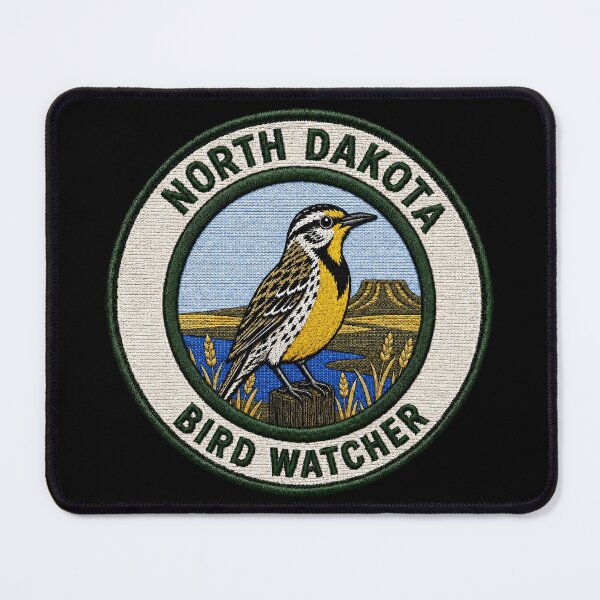 Item preview, North Dakota Western Meadowlark State Bird Patch designed and sold by The-Drip-Studio.