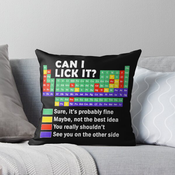 Item preview, Can I Lick It? Chemistry Periodic Table Science Funny Scientist Chemist designed and sold by CharlieConon.