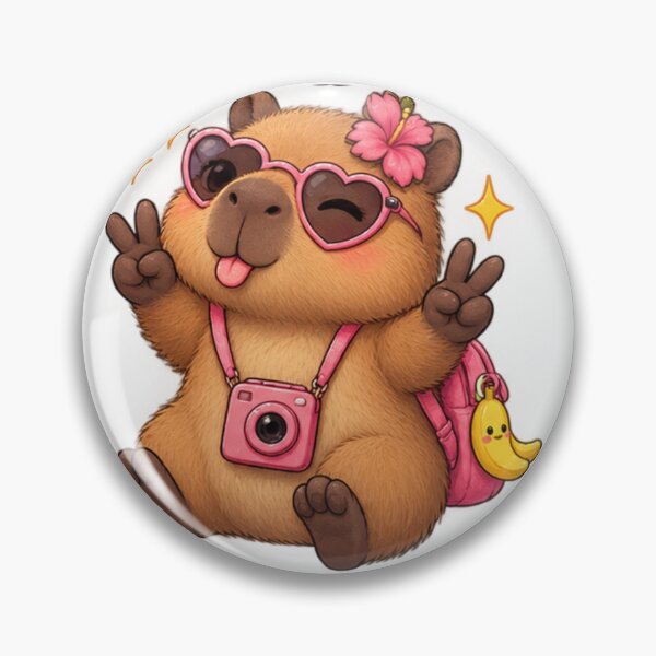 Item preview, capybara with instax designed and sold by Savnyy.