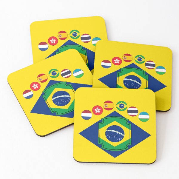 Item preview, Brazil Futsal Hexacampeão - 6 Stars Host Nations Crest Edition designed and sold by p-Phictures4.