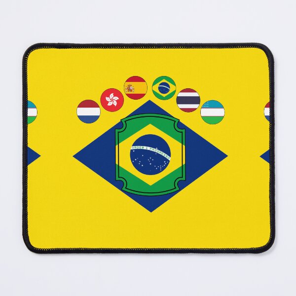 Item preview, Brazil Futsal Hexacampeão - 6 Stars Host Nations Crest Edition designed and sold by p-Phictures4.