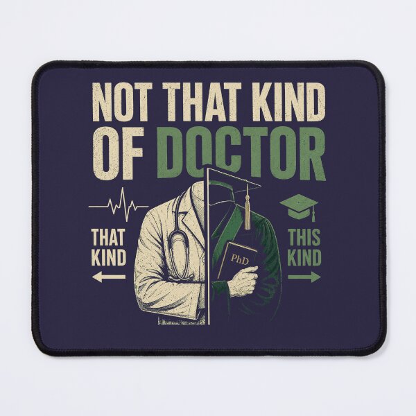 Item preview, Not That Kind of Doctor – Funny PhD Academic Doctor Humor designed and sold by ANTHAR.