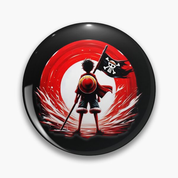 Item preview, Future Pirate King - Anime Straw Hat Captain Red Sun Graphic designed and sold by Velouria Universe.