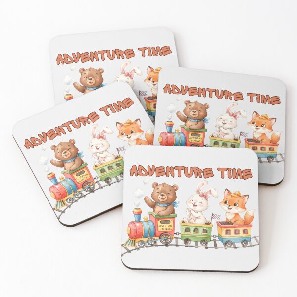 Item preview, Cute Woodland Animals Riding a Train designed and sold by naragon4289.