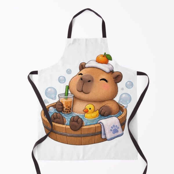Item preview, capybara in jacuzzi designed and sold by Savnyy.