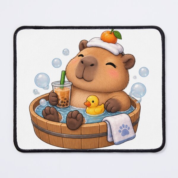 Item preview, capybara in jacuzzi designed and sold by Savnyy.