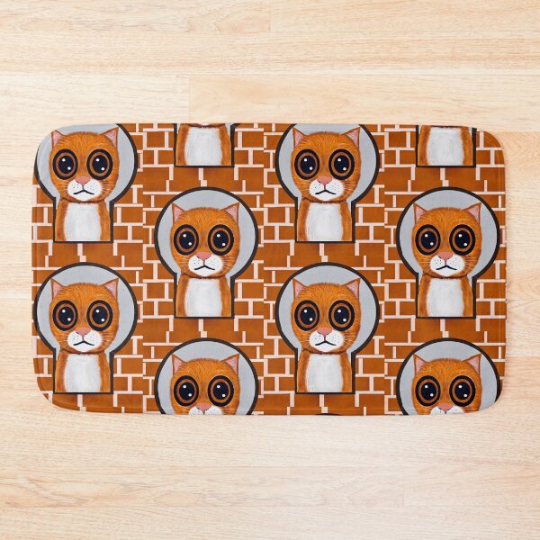 Item preview, Cartoon Cat with Big Eyes Looking Through The Keyhole designed and sold by Elaine M Hayward .