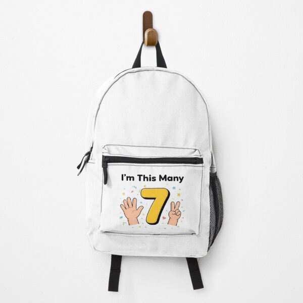 Item preview, I'm This Many Seven — Kids Birthday Shirt designed and sold by Art&Fun.