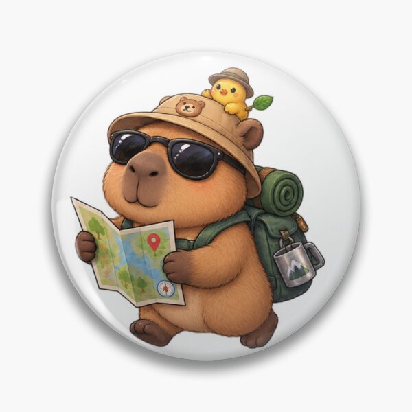 Item preview, traveling capybara designed and sold by Savnyy.