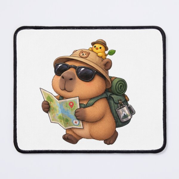 Item preview, traveling capybara designed and sold by Savnyy.