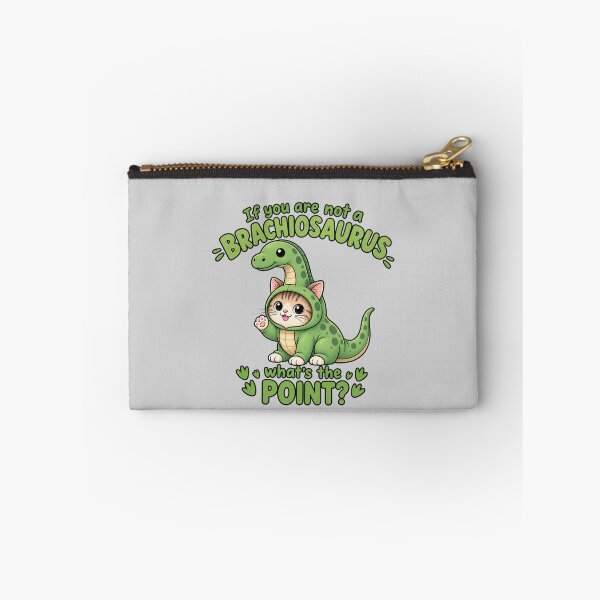 Item preview, If You Are Not a Brachiosaurus What's the Point? Cute Dinosaur Cat designed and sold by RaulWeirdAndFun.