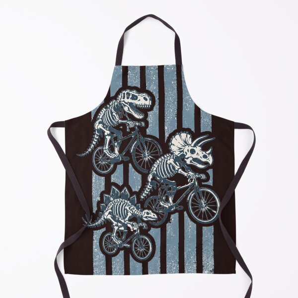 Item preview, Dinosaurs Riding Bicycles Blue Stripes designed and sold by zhivago1980.
