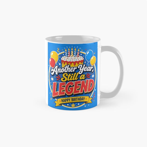 Item preview, Another Year, Still a Legend – Funny Birthday Design designed and sold by Drift Pattern Studio.