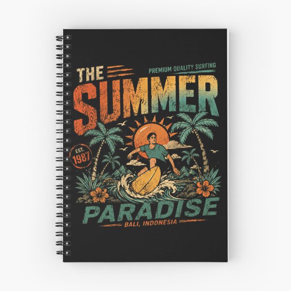 Item preview, The Premium Quality Surfing Summer Paradise Bali Indonesia Est 1987 designed and sold by SkeletonsDanger.