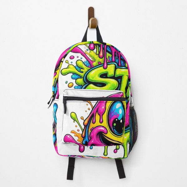 Item preview, Stay Crazy Melting Smile Graffiti Streetwear designed and sold by VYBORA Studio.