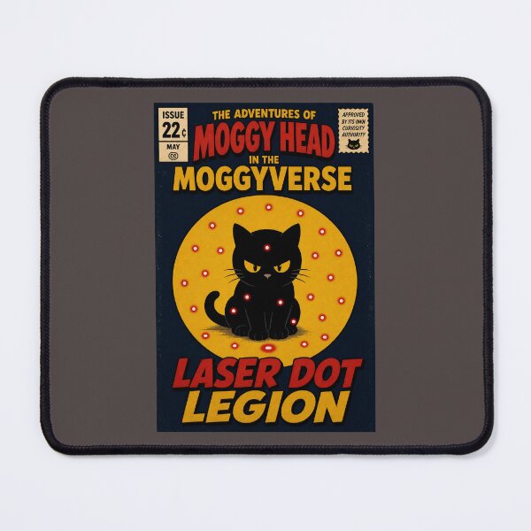 Item preview, Laser Dot Legion/Funny Black Cat Comic/Laser Pointer Cat/Cat Lover Gift/Moggy Head Issue #22 designed and sold by Halejo68.