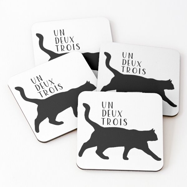 Item preview, Un Deux Trois Cat Silhouette designed and sold by Dmo3HarkoArt.