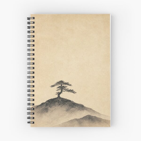 Item preview, Ink Pine on the Ridge Watercolour designed and sold by GoldenHourWalls.