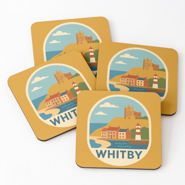 Artikelvorschau, Whitby Reise-Souvenir-Aufkleber entworfen und verkauft von rogue-design.