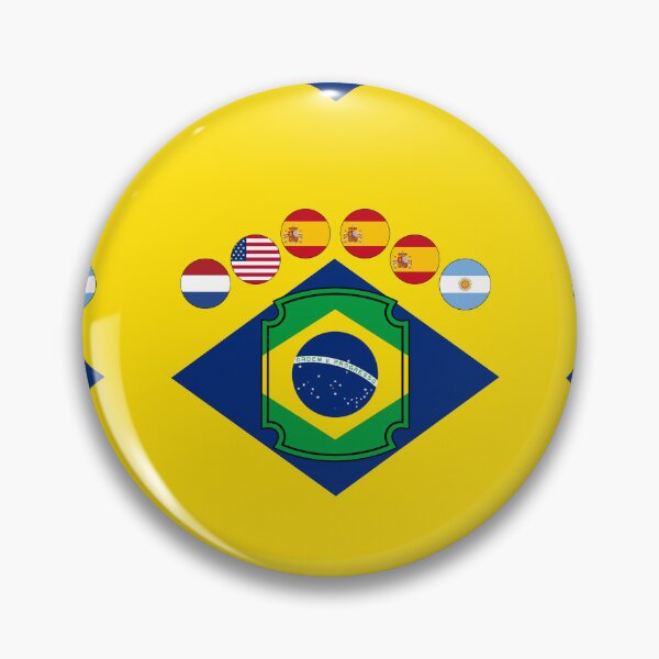 Item preview, Brazil Futsal 6 Stars World Champions - Rival Finals Crest Edition designed and sold by p-Phictures4.