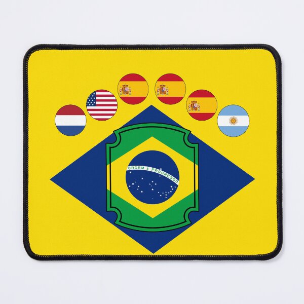 Item preview, Brazil Futsal 6 Stars World Champions - Rival Finals Crest Edition designed and sold by p-Phictures4.