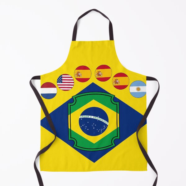 Item preview, Brazil Futsal 6 Stars World Champions - Rival Finals Crest Edition designed and sold by p-Phictures4.