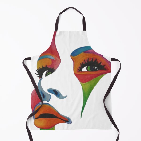 Item preview, Avant Garde Abstract Face Surrealist Minimalist Color Block Artwork designed and sold by ArhaanFashions.