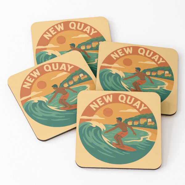 Item preview, New Quay Travel Souvenir Sticker designed and sold by rogue-design.