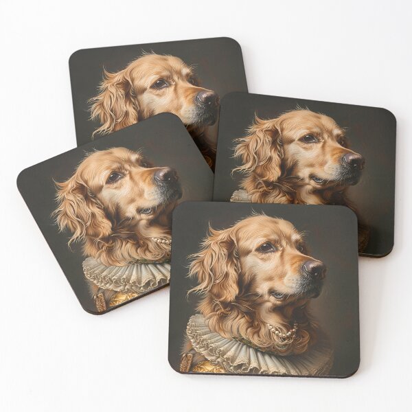 Item preview, Majestic Golden Retriever in Renaissance style designed and sold by Artdavesalzburg.
