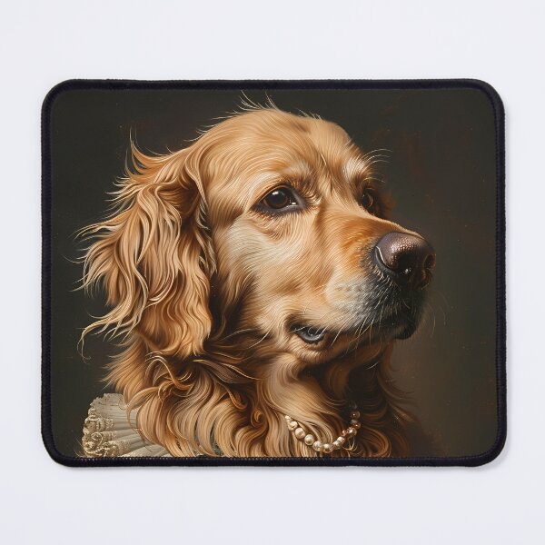 Item preview, Majestic Golden Retriever in Renaissance style designed and sold by Artdavesalzburg.