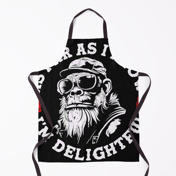 Item preview, As Far As I Know I'm Delightful Funny Monkey Attitude Humor Sarcastic Gorilla Men designed and sold by CharlieConon.
