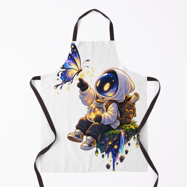 Item preview, Starlight Collector Cosmic Butterfly Dreamy Space Illustration designed and sold by GenZStickerHub1.