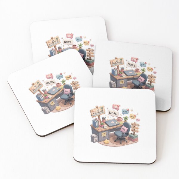 Item preview, Emotionally Out of Office Sticker designed and sold by blossomfun.