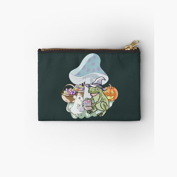 Item preview, Frog Warlock and Ghost Mouse Cottagecore Halloween Art designed and sold by LeshanArt.