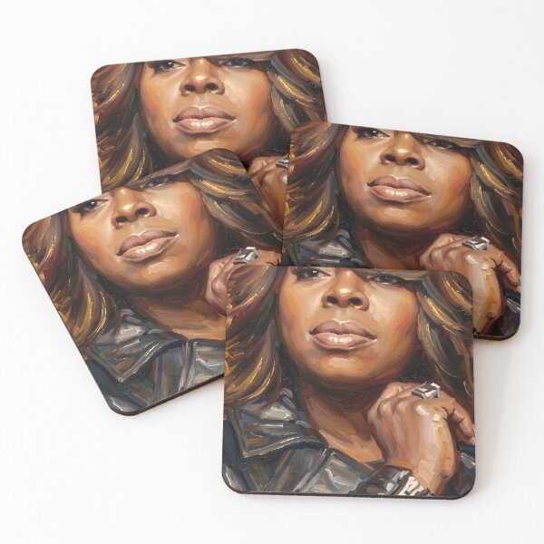 Item preview, Angie Stone Oil Painting designed and sold by maretsad.