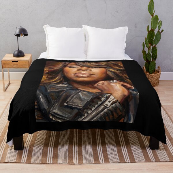 Item preview, Angie Stone Oil Painting designed and sold by maretsad.