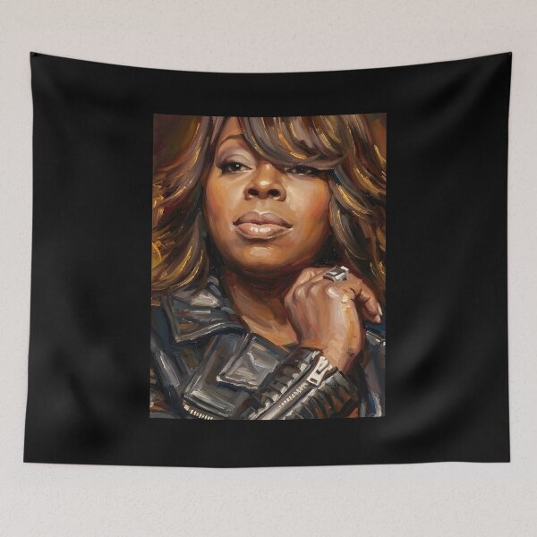 Item preview, Angie Stone Oil Painting designed and sold by maretsad.