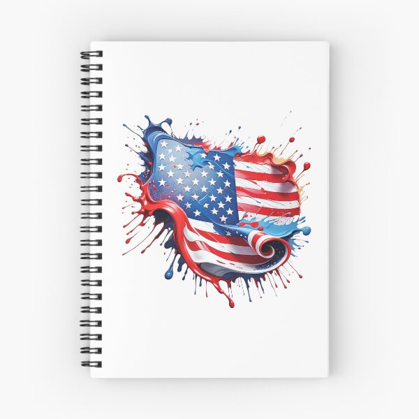 Item preview, Bold American Flag Splash Patriotic Red White Blue designed and sold by Wilcox PhotoArt.