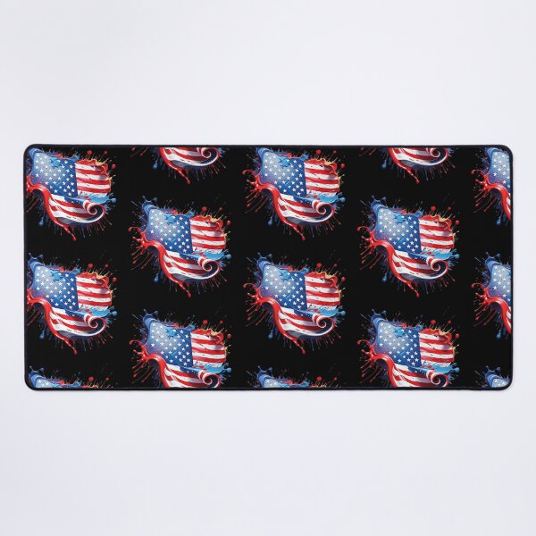 Item preview, Bold American Flag Splash Patriotic Red White Blue designed and sold by Wilcox PhotoArt.