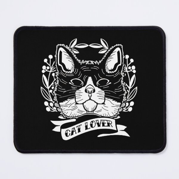 Item preview, Cat Lover Illustration with Laurel Wreath designed and sold by Dmo3HarkoArt.