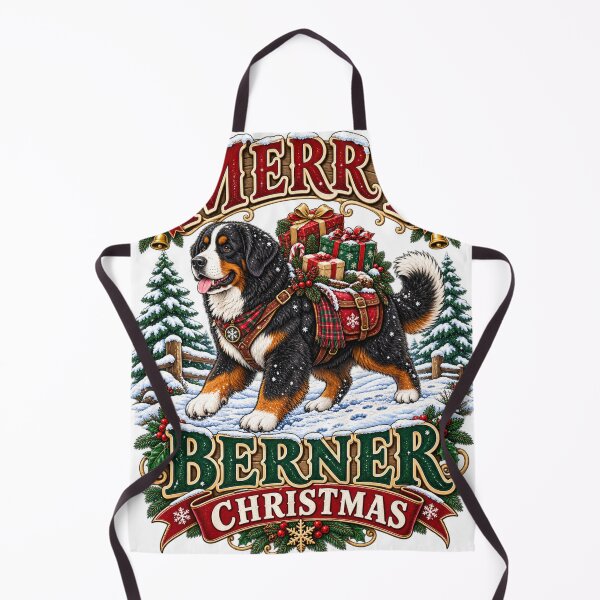 Item preview, Merry Berner Christmas Bernese Mountain Dog Christmas Shirt Gift Delivery designed and sold by KnrNazimTHRE4DS.