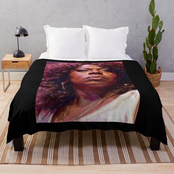 Item preview, Angie Stone Oil Painting designed and sold by maretsad.