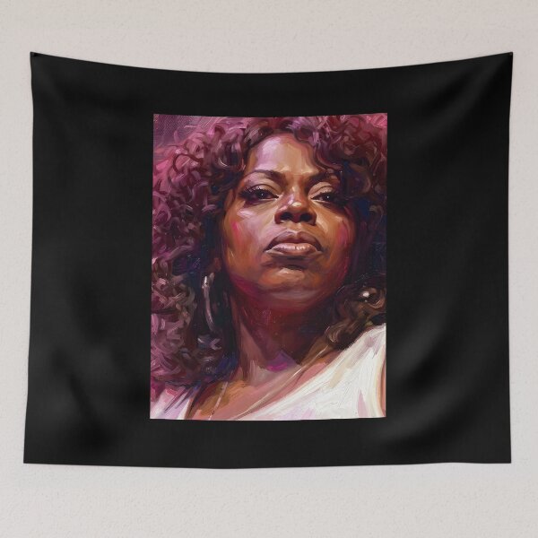 Item preview, Angie Stone Oil Painting designed and sold by maretsad.