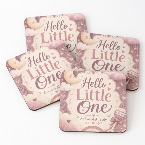 Item preview,  Hello Little One – New Baby Nursery Keepsake designed and sold by Drift Pattern Studio.
